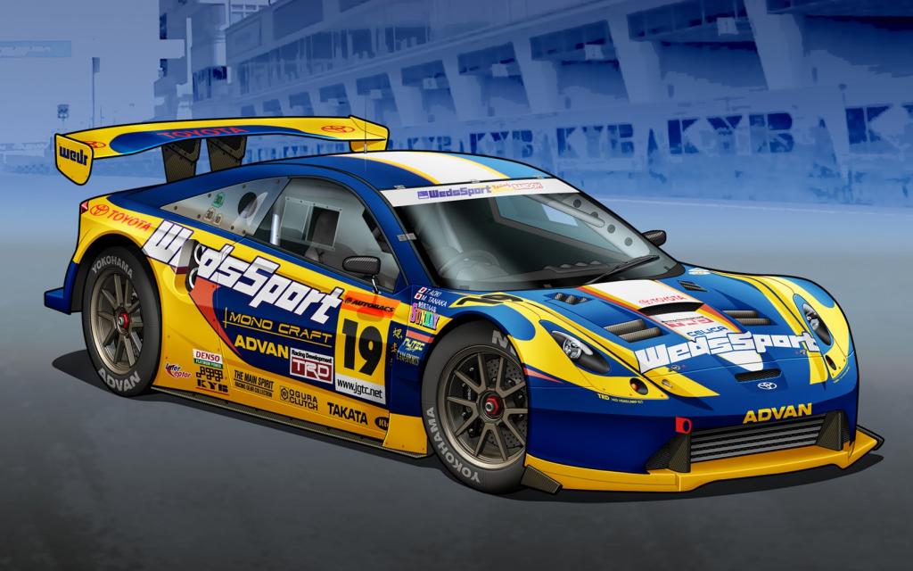 炫酷的绘制赛车图片