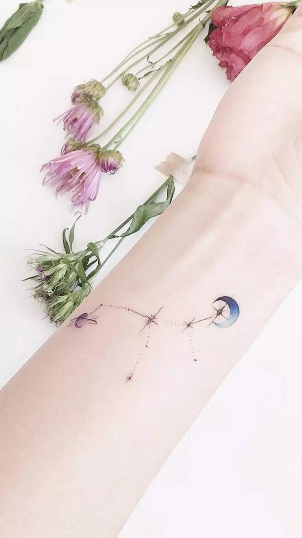 可爱清新纹身图片