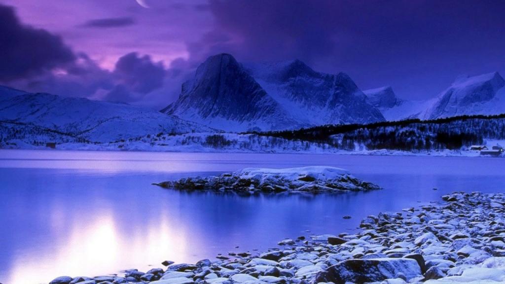 外国浪漫的唯美雪景