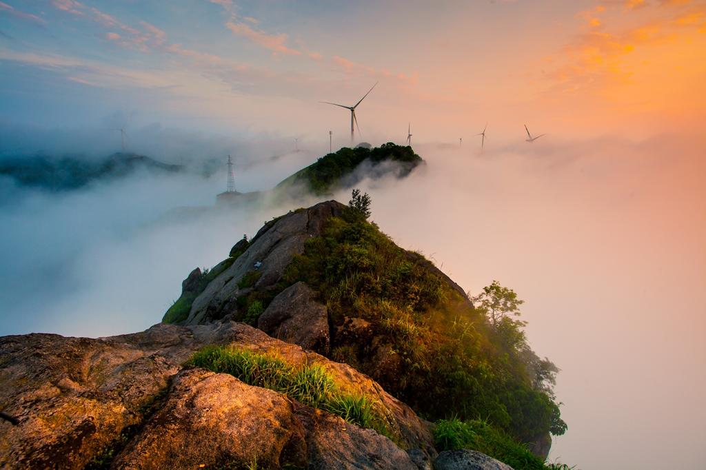 广西桂林的龙胜小南山