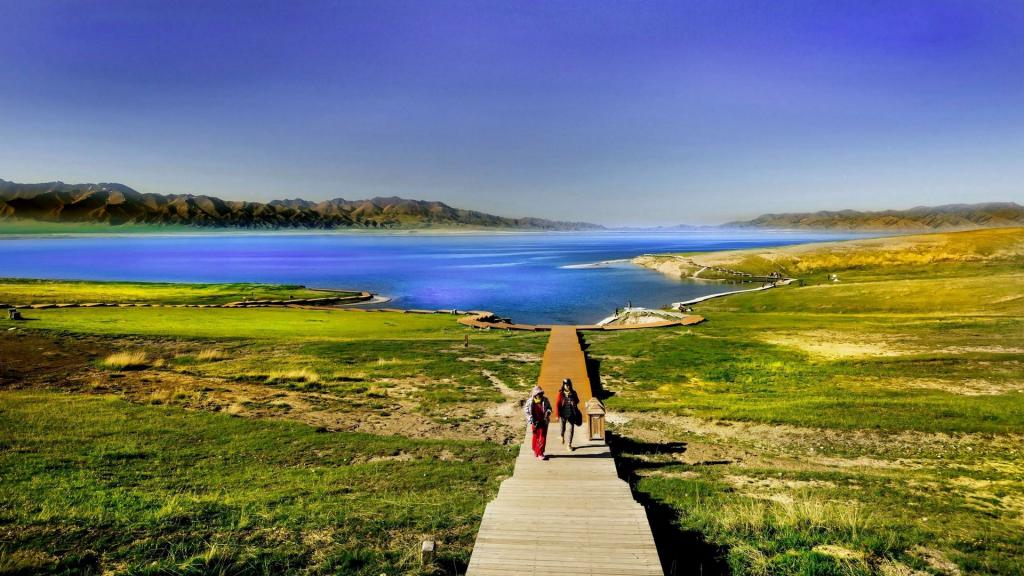 新疆赛里木湖自然风光