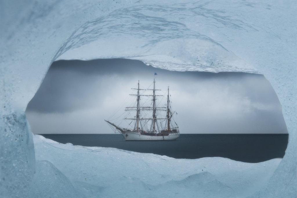 遇见艺术南极洲绿雪