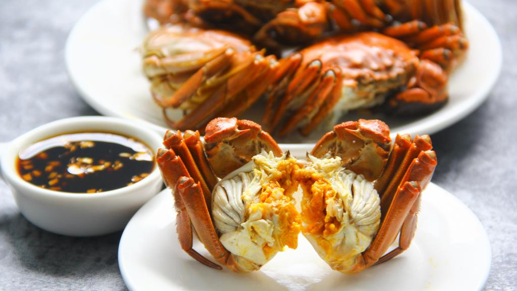 清蒸大闸蟹