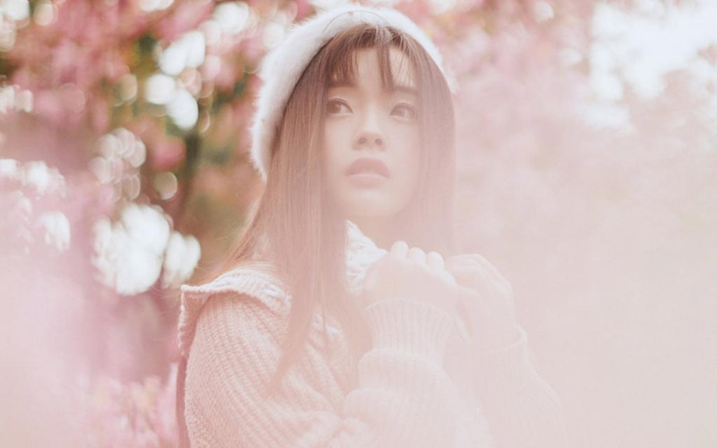 日系美女唯美户外写真