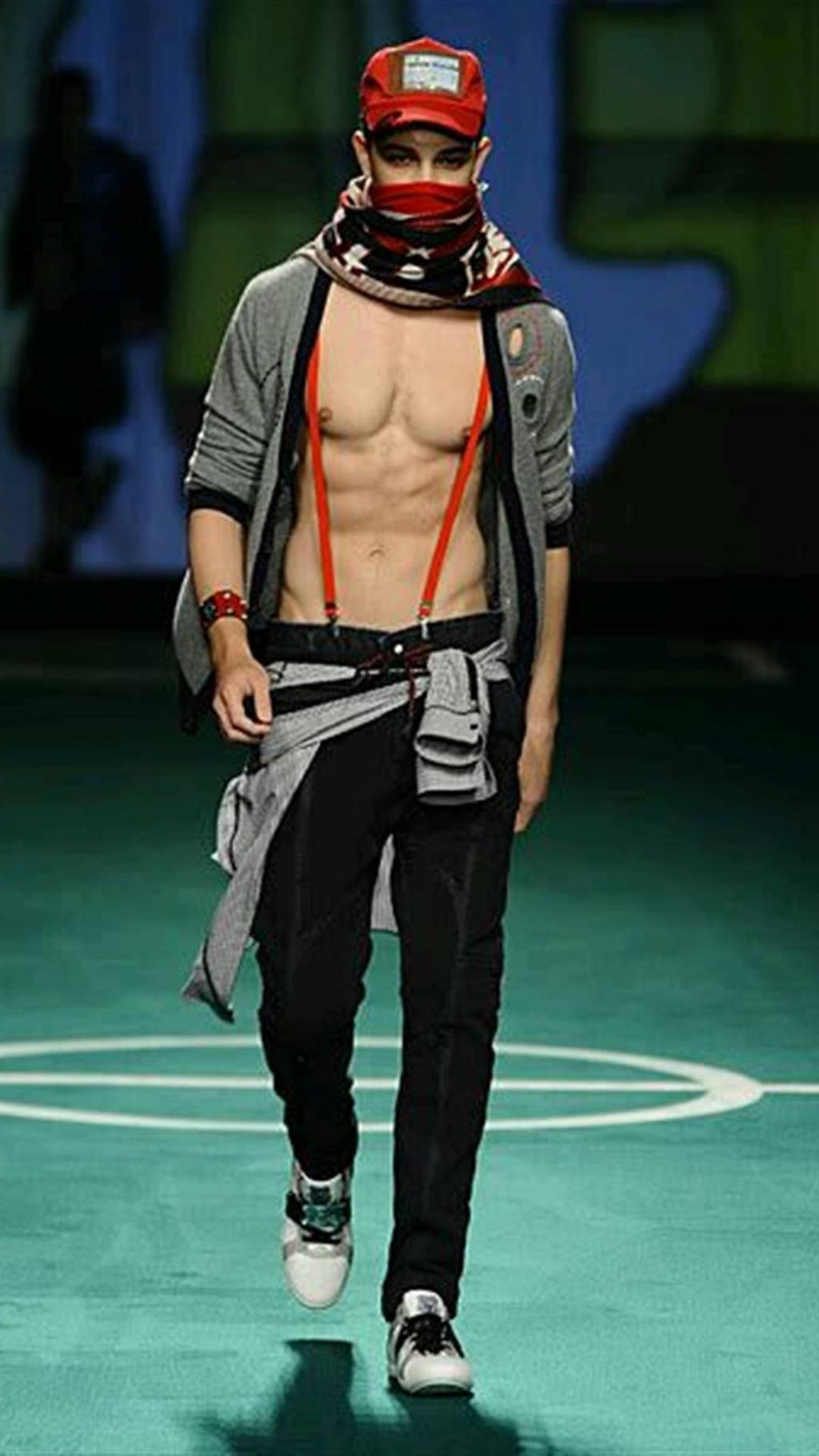 欧美帅哥时装秀