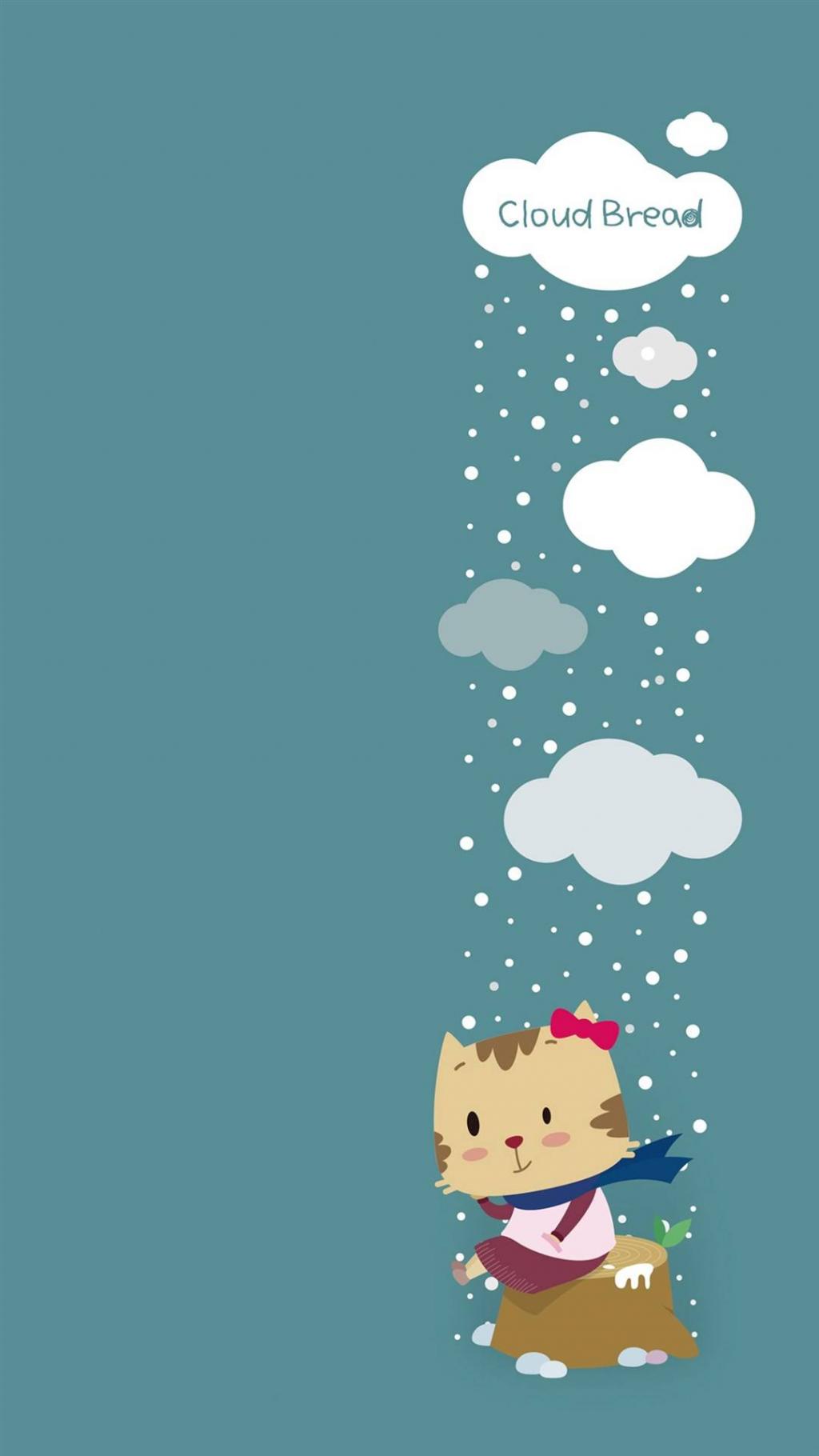 可爱卡通猫咪手绘