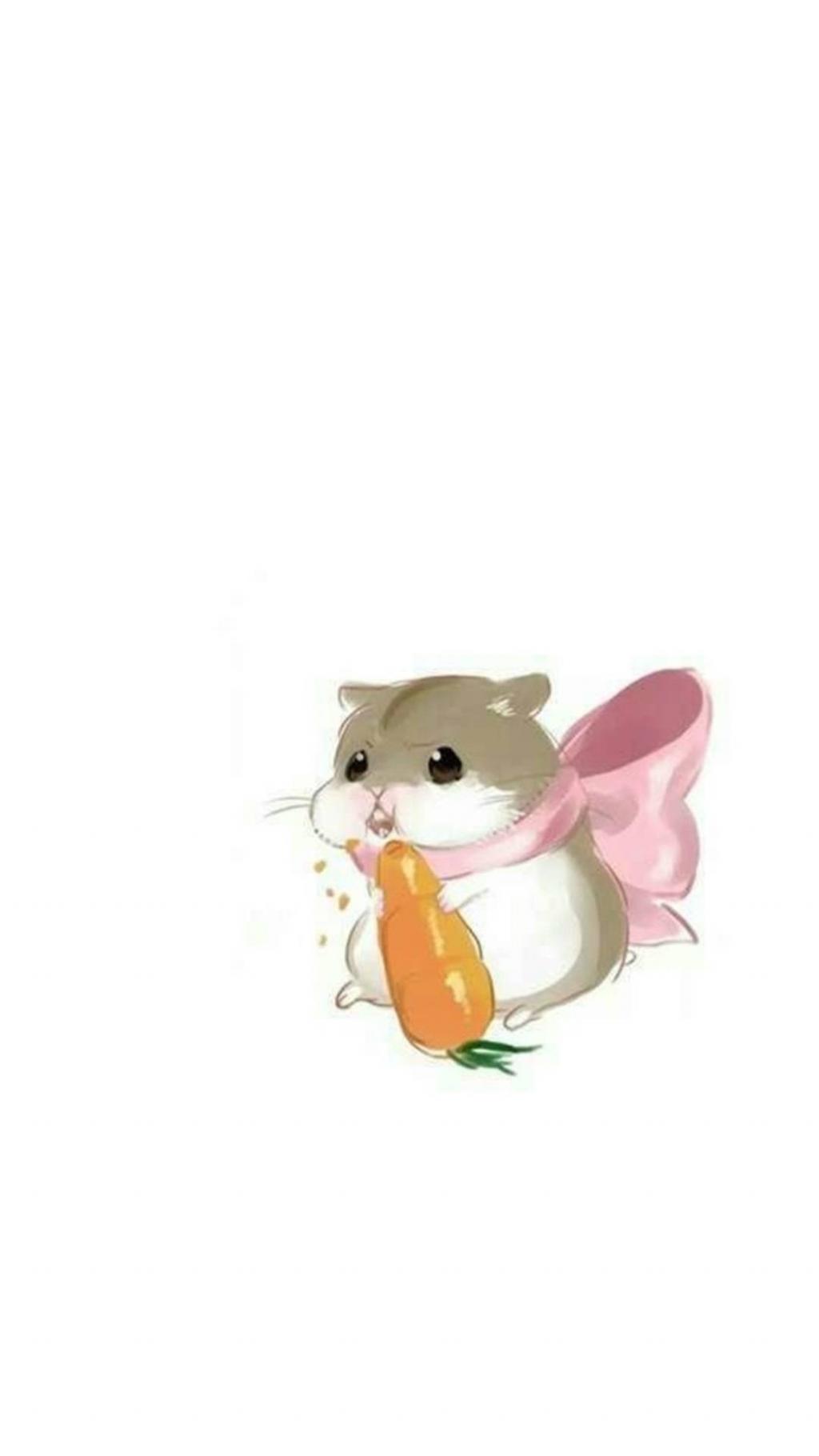 超可爱仓鼠插画