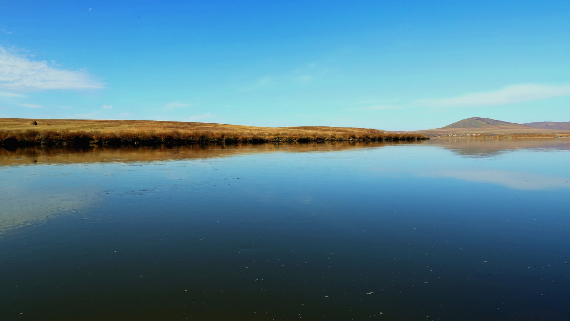 内蒙古额尔古纳河,河流,内蒙古,枯草,自然,高清壁纸,桌面图片-壁纸族