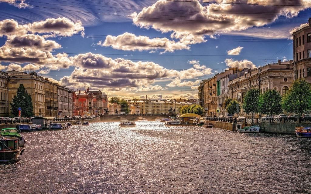 俄罗斯圣彼得堡建筑风景