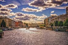 俄罗斯圣彼得堡建筑风景