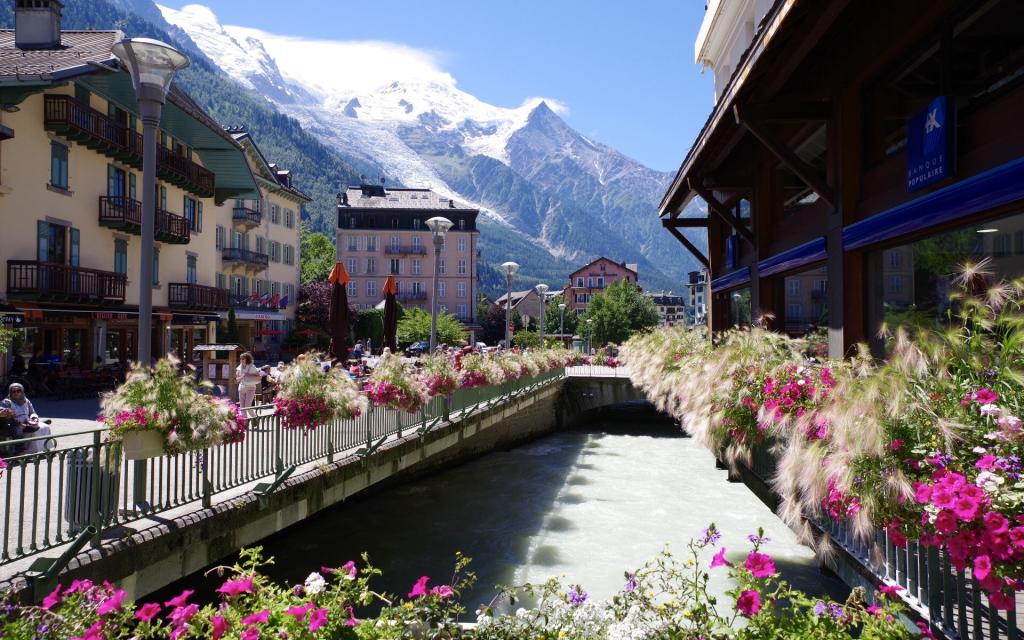 阿尔卑斯山唯美雪景