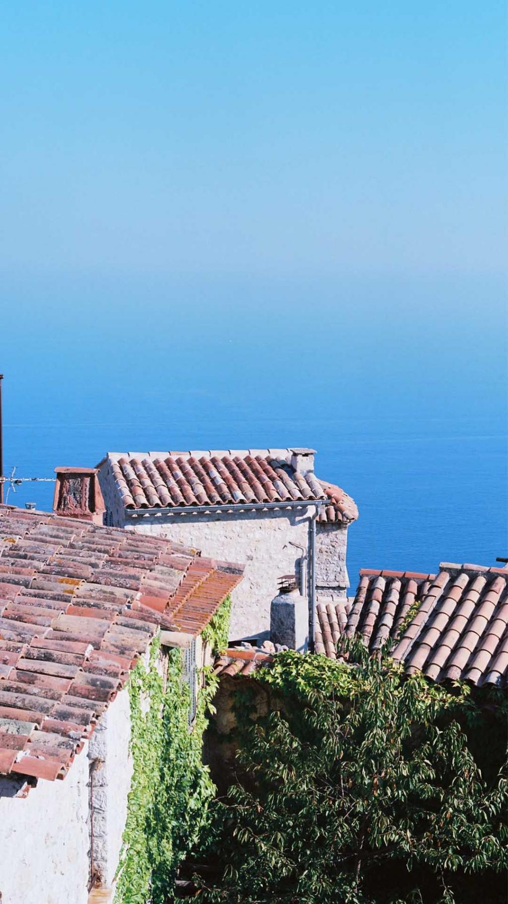 蓝色海岸小清新自然风光