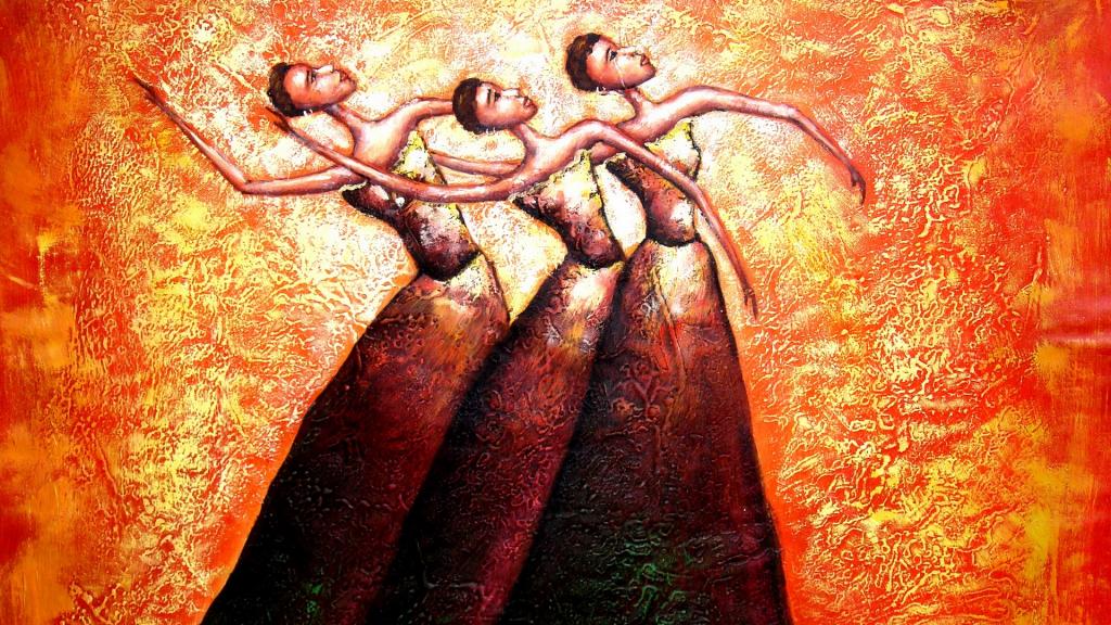 抽象艺术手绘油画