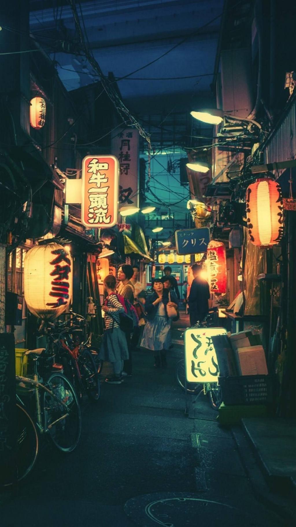 日本城市夜景灯火