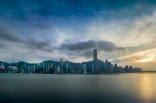 世界三大夜景之维多利亚港夜景