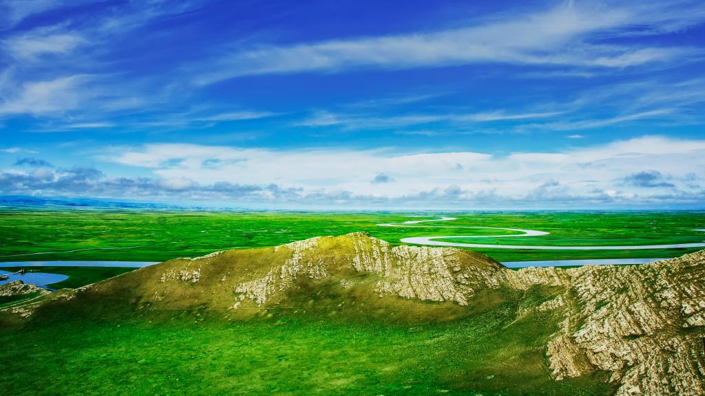 巴音布鲁克草原风景