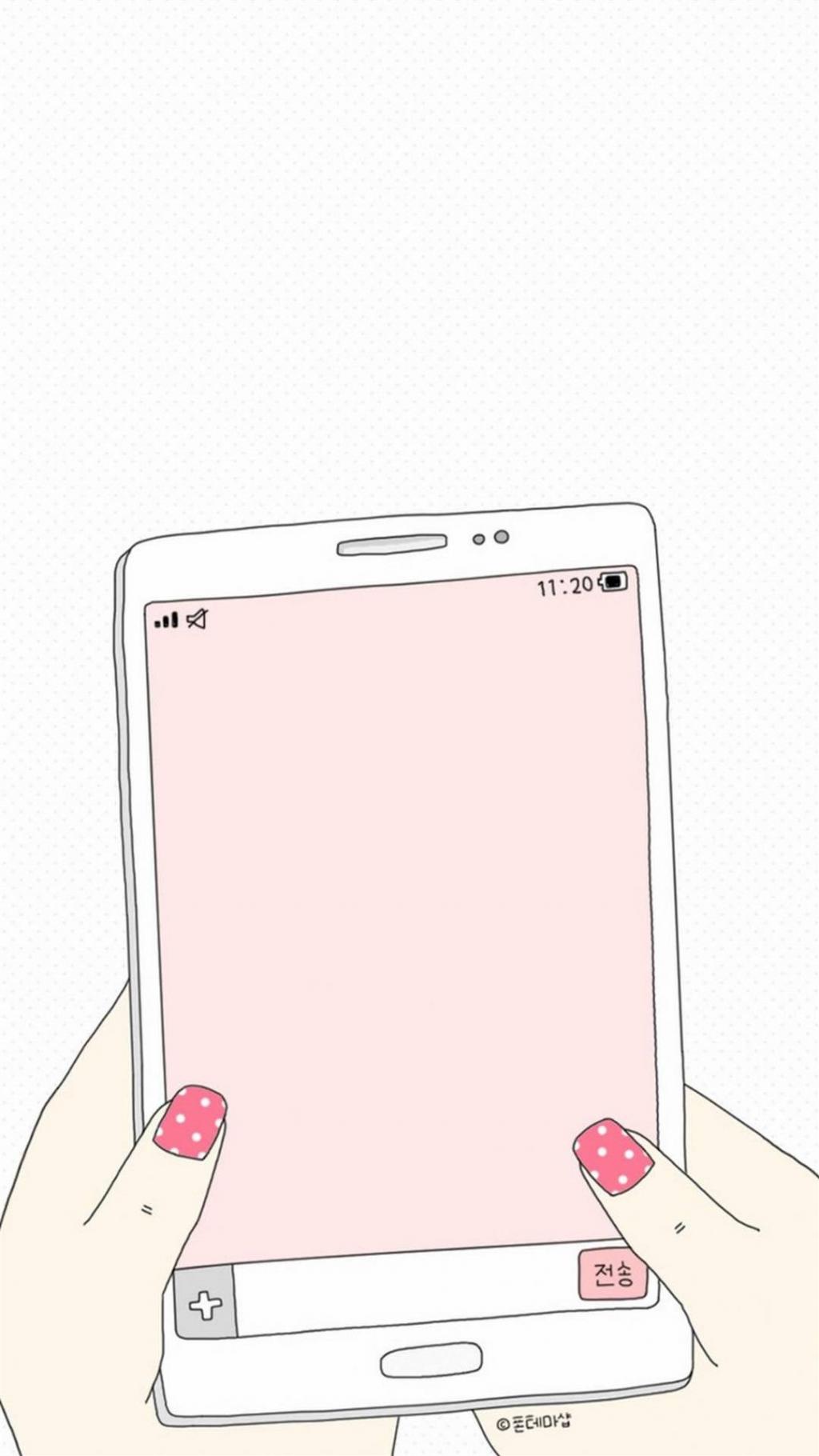 可爱韩系精美边框小清新锁屏