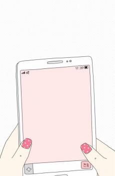 可爱韩系精美边框小清新锁屏