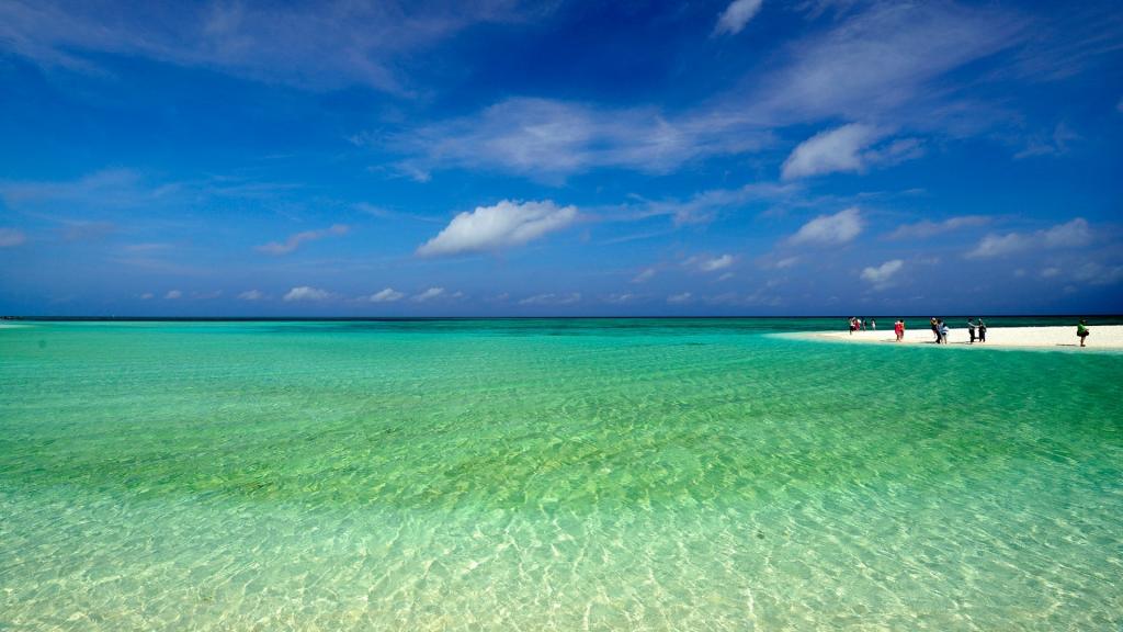 西沙全富岛海边风景