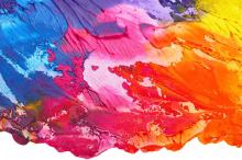 颜色鲜明的炫彩图案