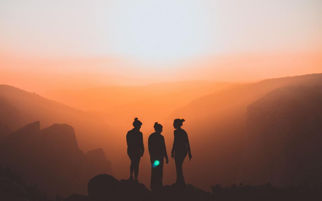 逆光人像剪影唯美意境