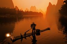 广西桂林漓江美景