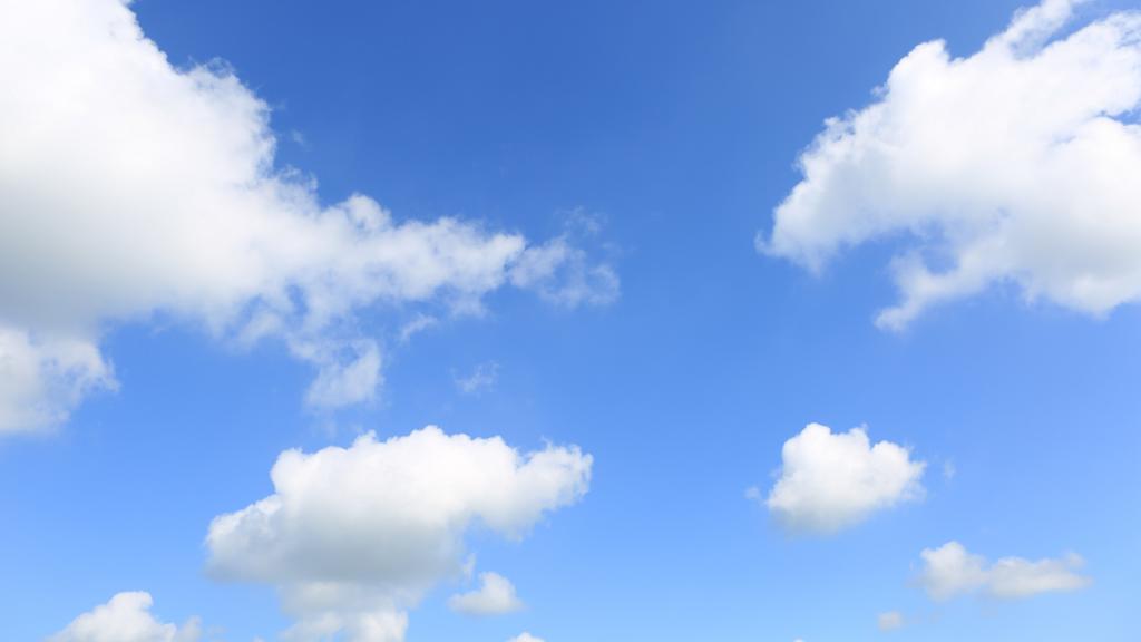 蓝天白云长相依