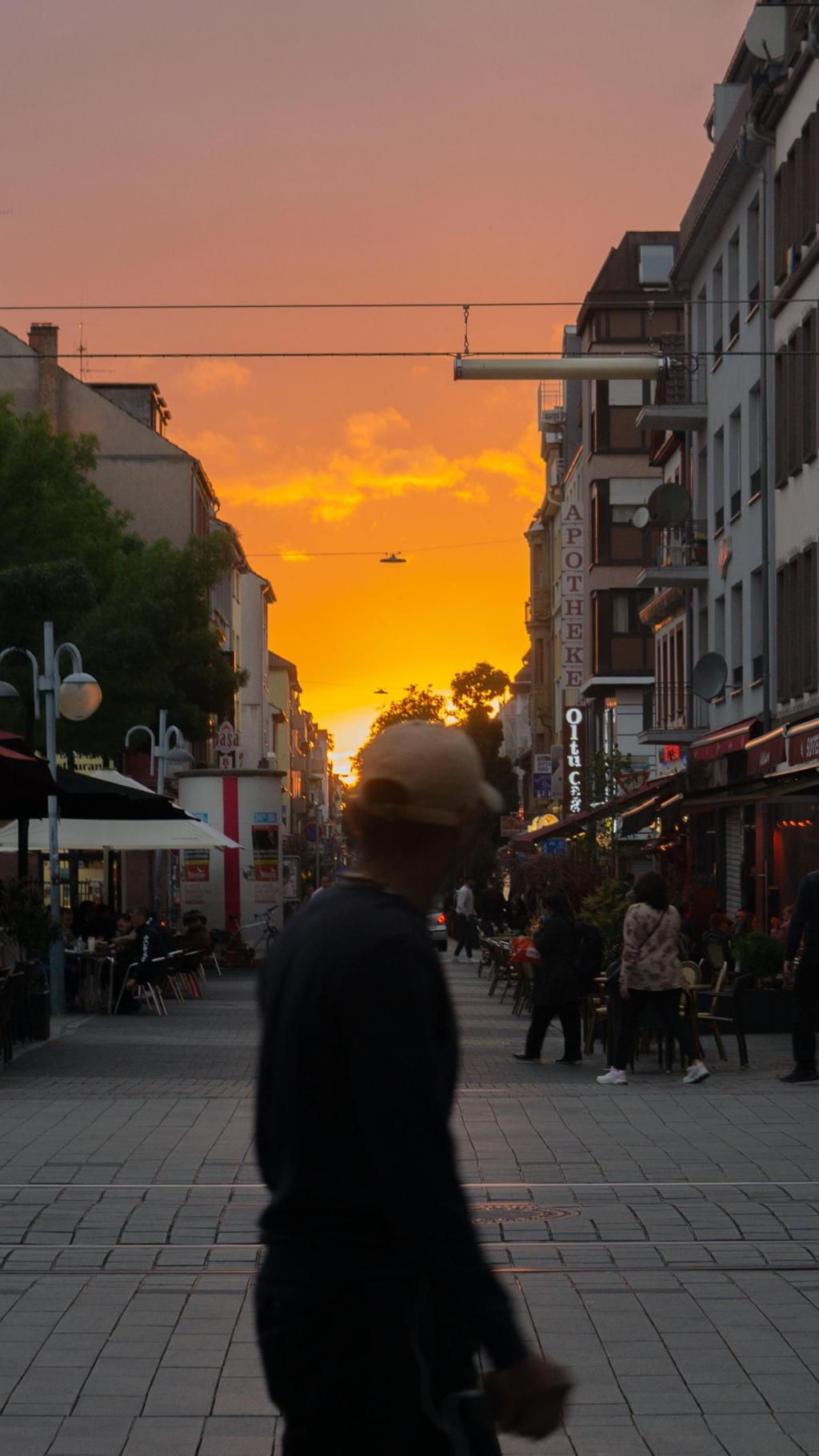 秋日黄昏唯美街景 高清图片 壁纸族
