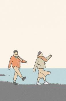 七夕情人节情侣专属可爱手绘插画-6