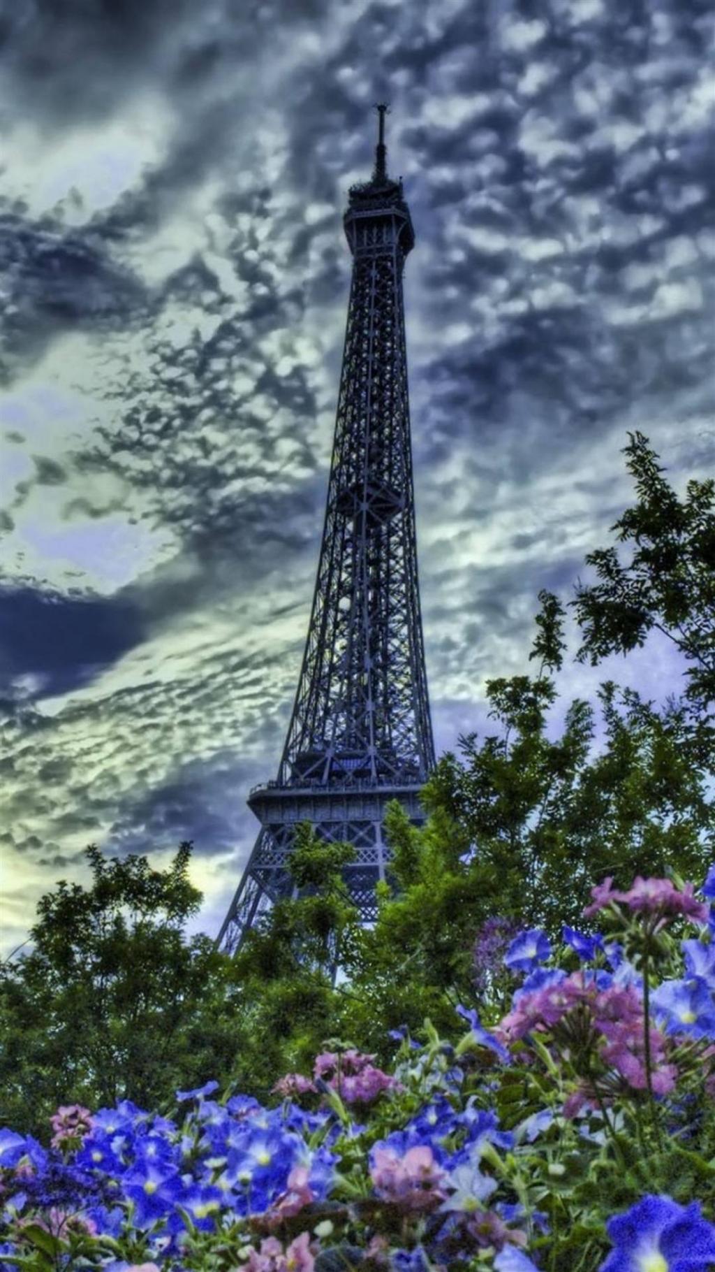 法国埃菲铁塔远景