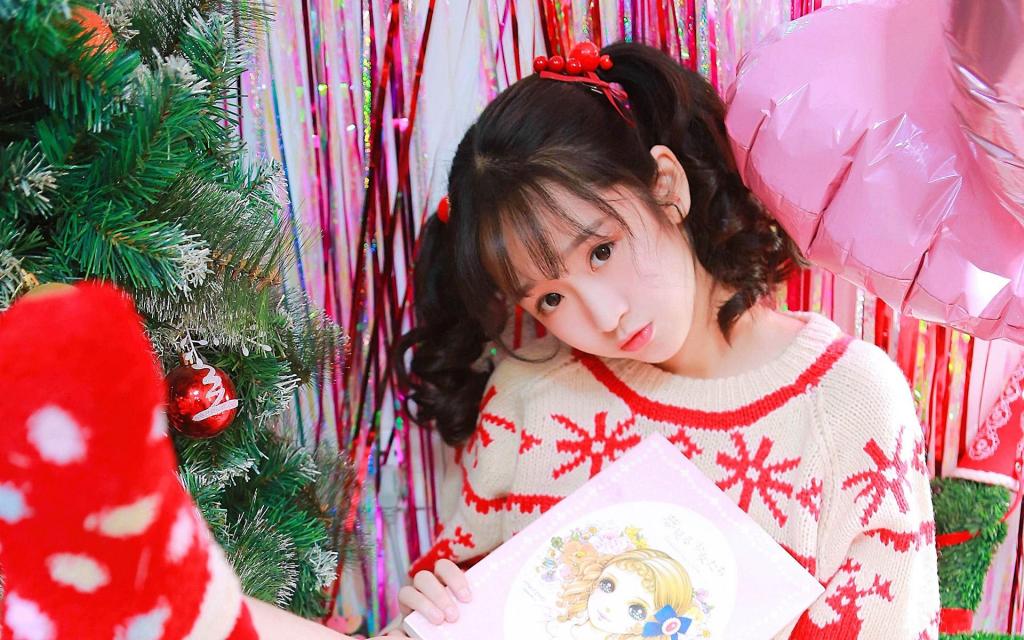 清纯双马尾学生妹写真