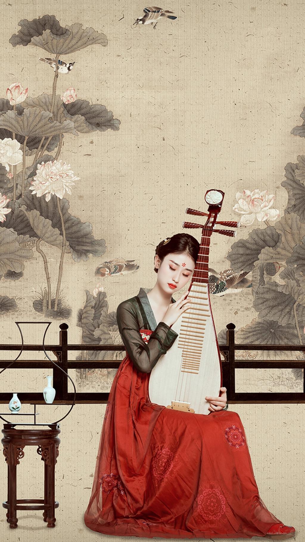 优雅迷人的古装美女