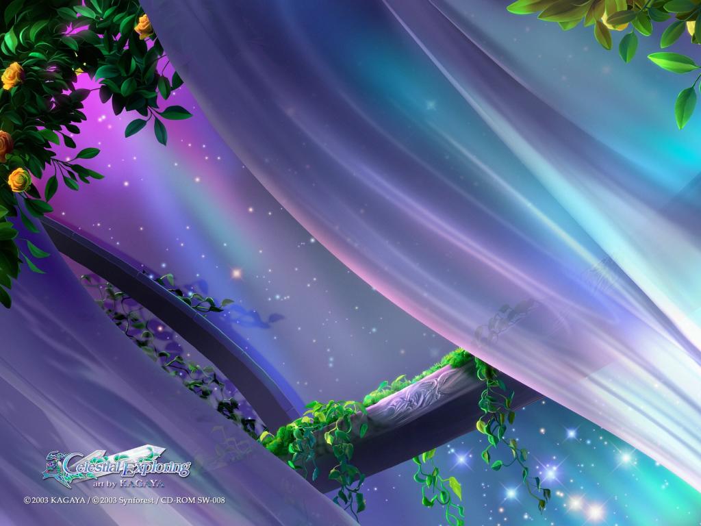 梦幻唯美插画美景