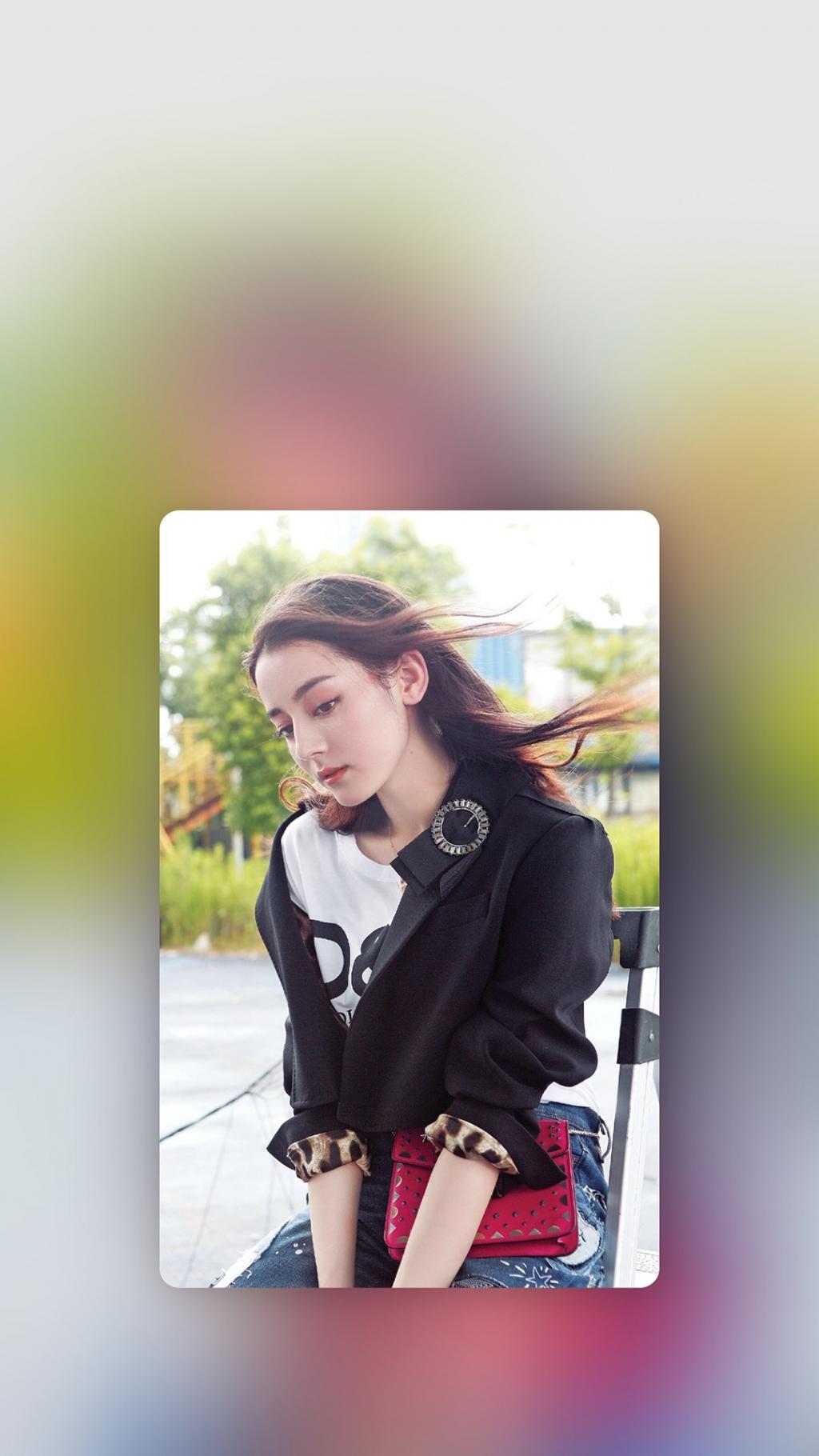 美女明星迪丽热巴时尚写真