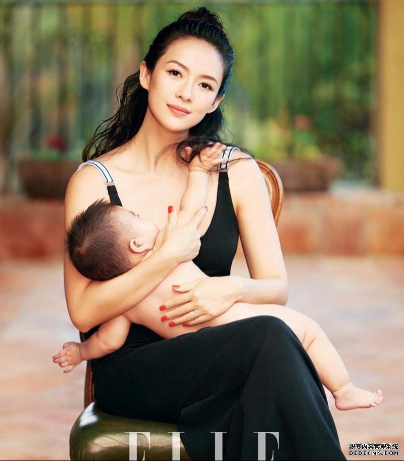 章子怡母性光环写真