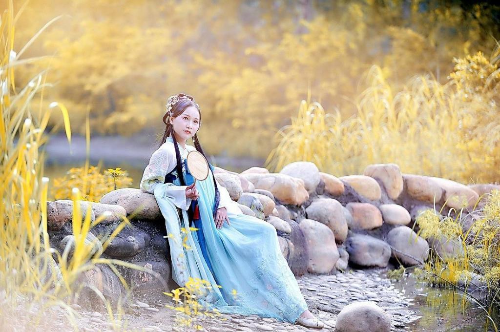 望秋思古风美女写真