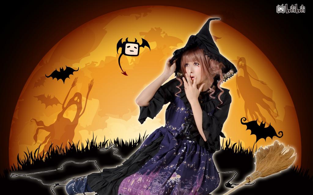 徐娇cosplay万圣节