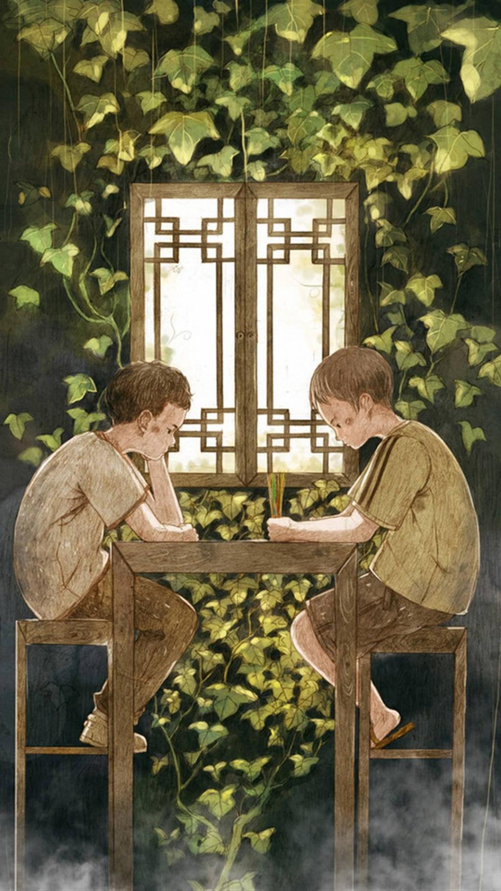 阿星童年游戏系类插画