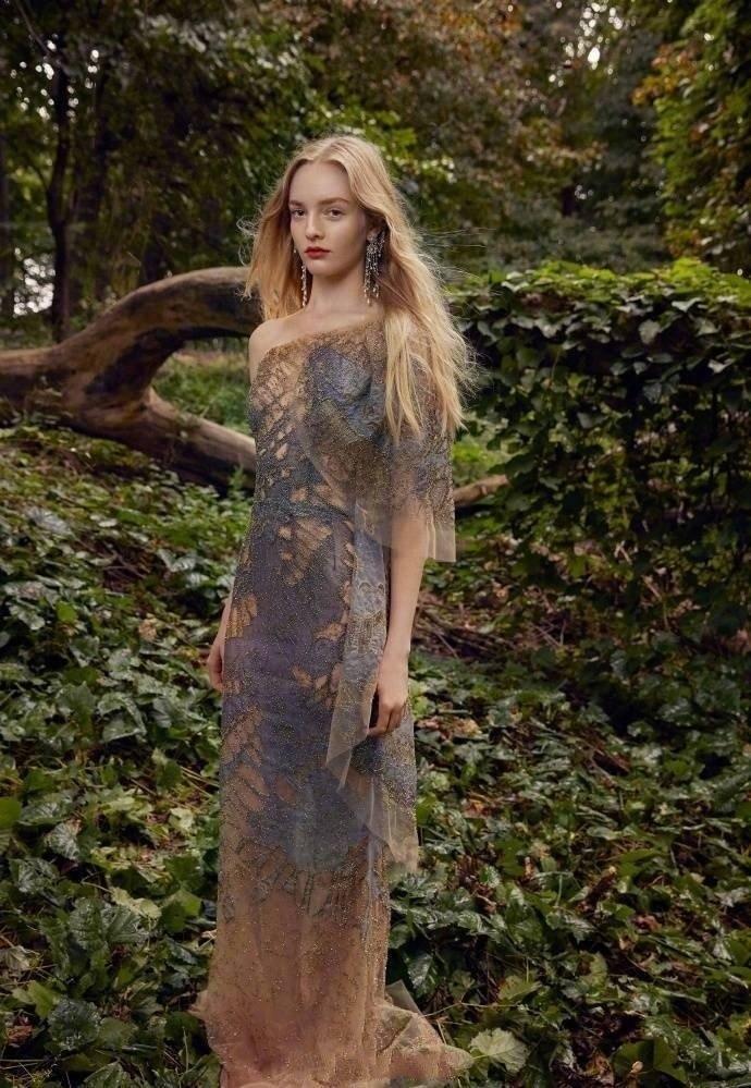 欧美范森林系仙女裙