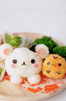 可爱萌萌卡通饭团