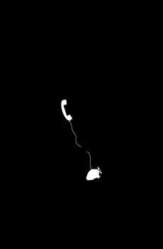 创意黑色背景手绘插画-6