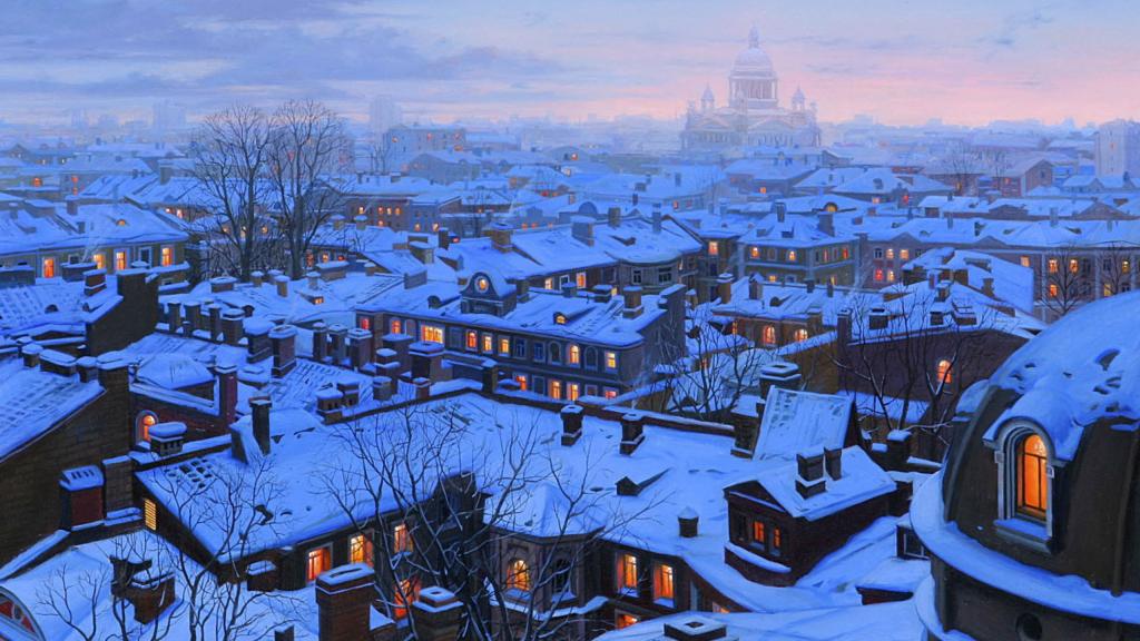 童话一般的雪景