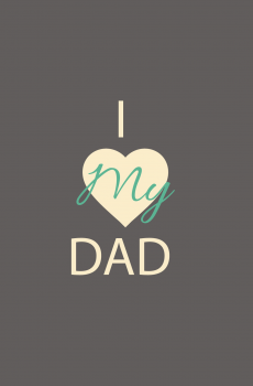 感恩父亲节创意插画-1