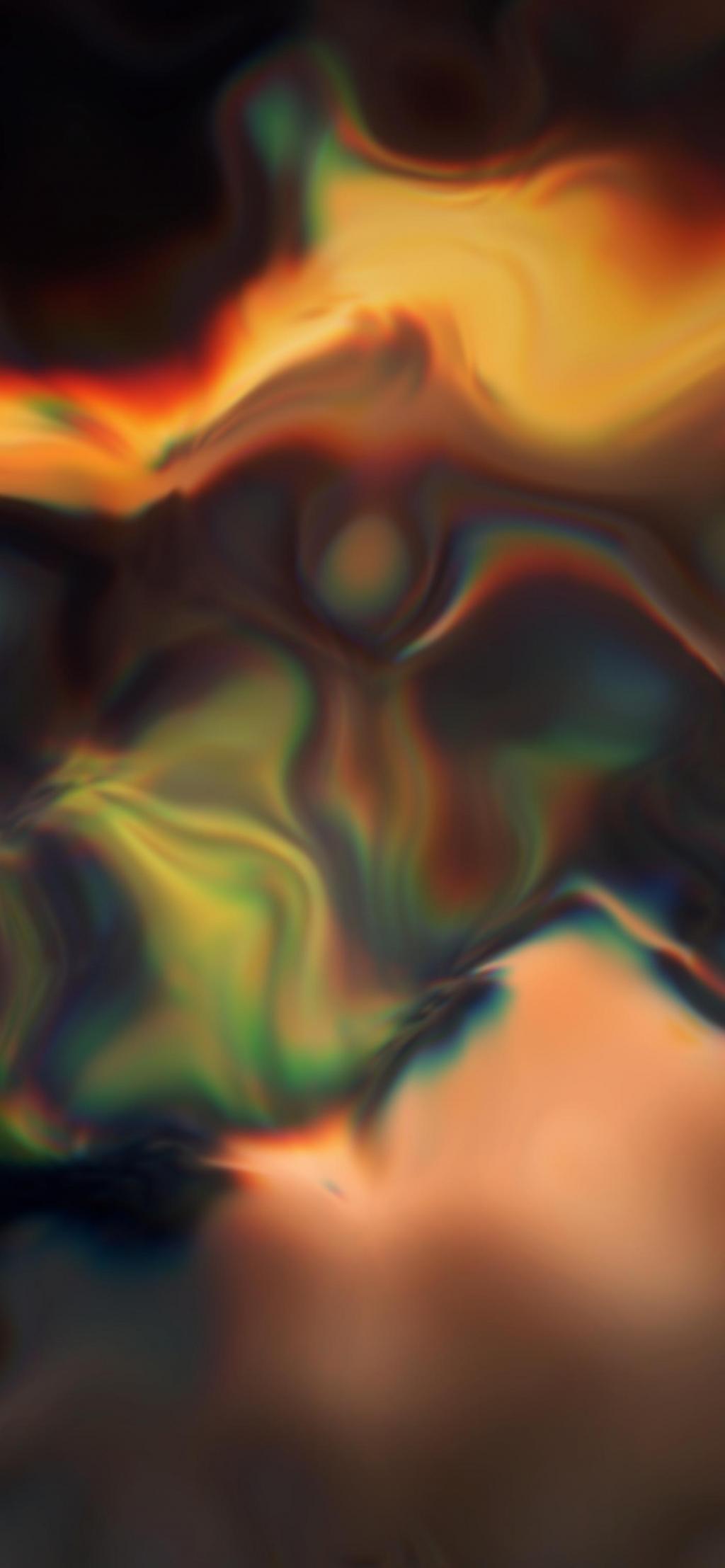 迷幻色彩朦胧感手绘插画