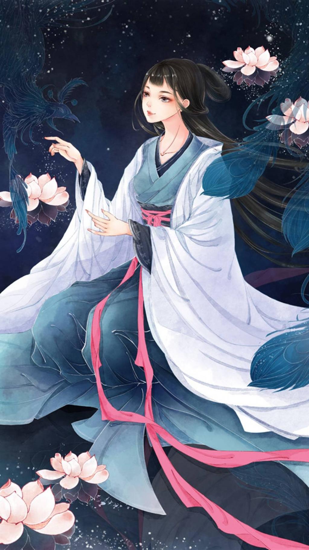 古装小姐姐精美插画