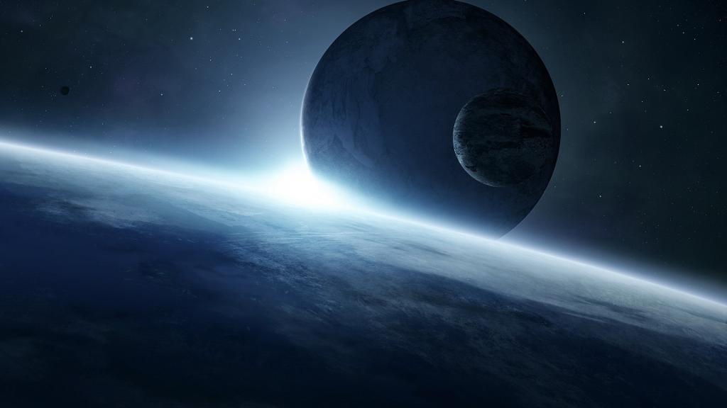 唯美高清太空星球图片