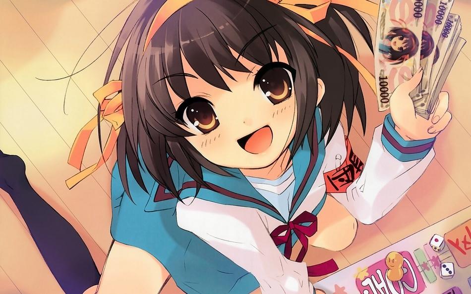 《凉宫春日》的忧郁动漫人物清新