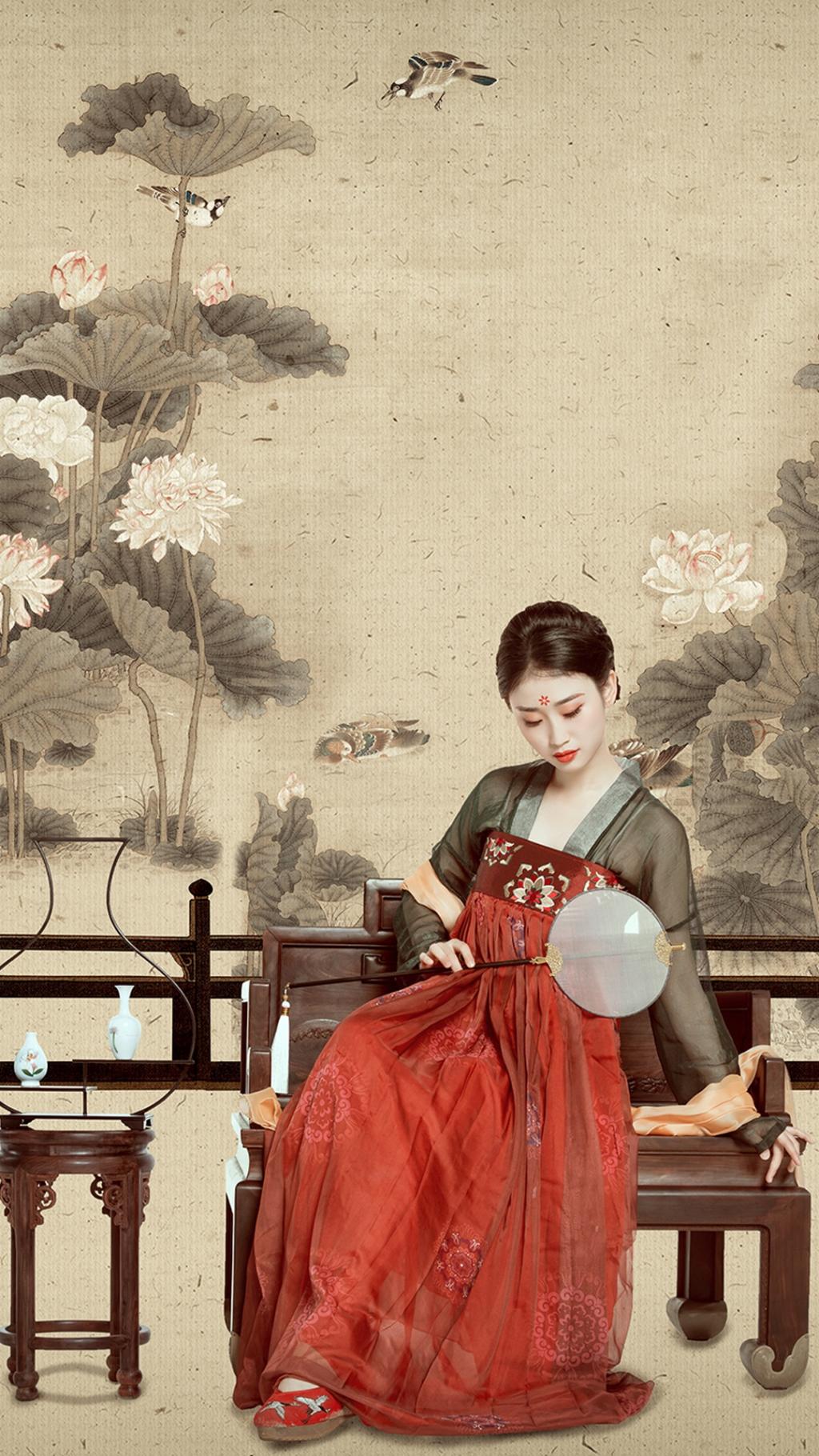 优雅迷人的古装美女