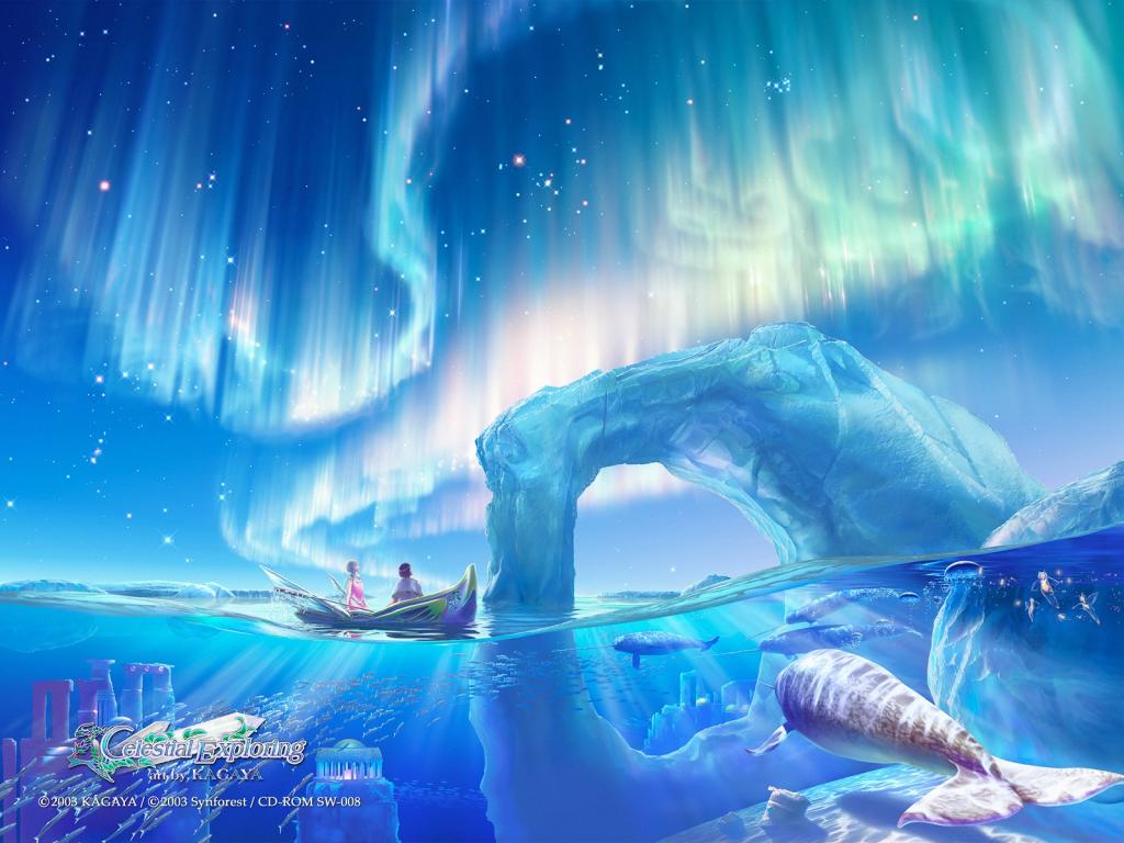 梦幻唯美插画美景