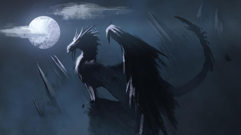 霸气冷酷的西方巨龙